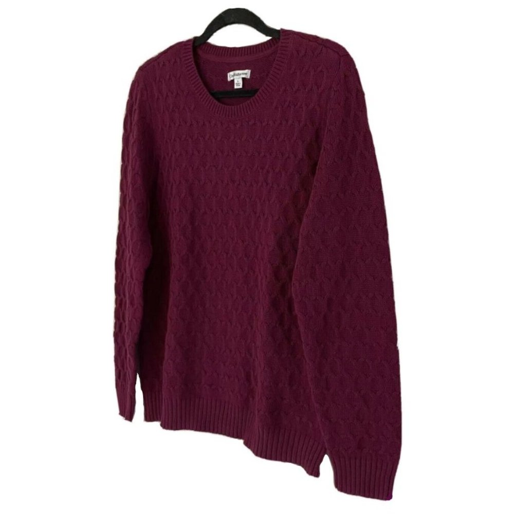 ⛔️SOLD⛔️ CROFT & BARROW Cable Knit Sweater Sz XL - Picture 4 of 13